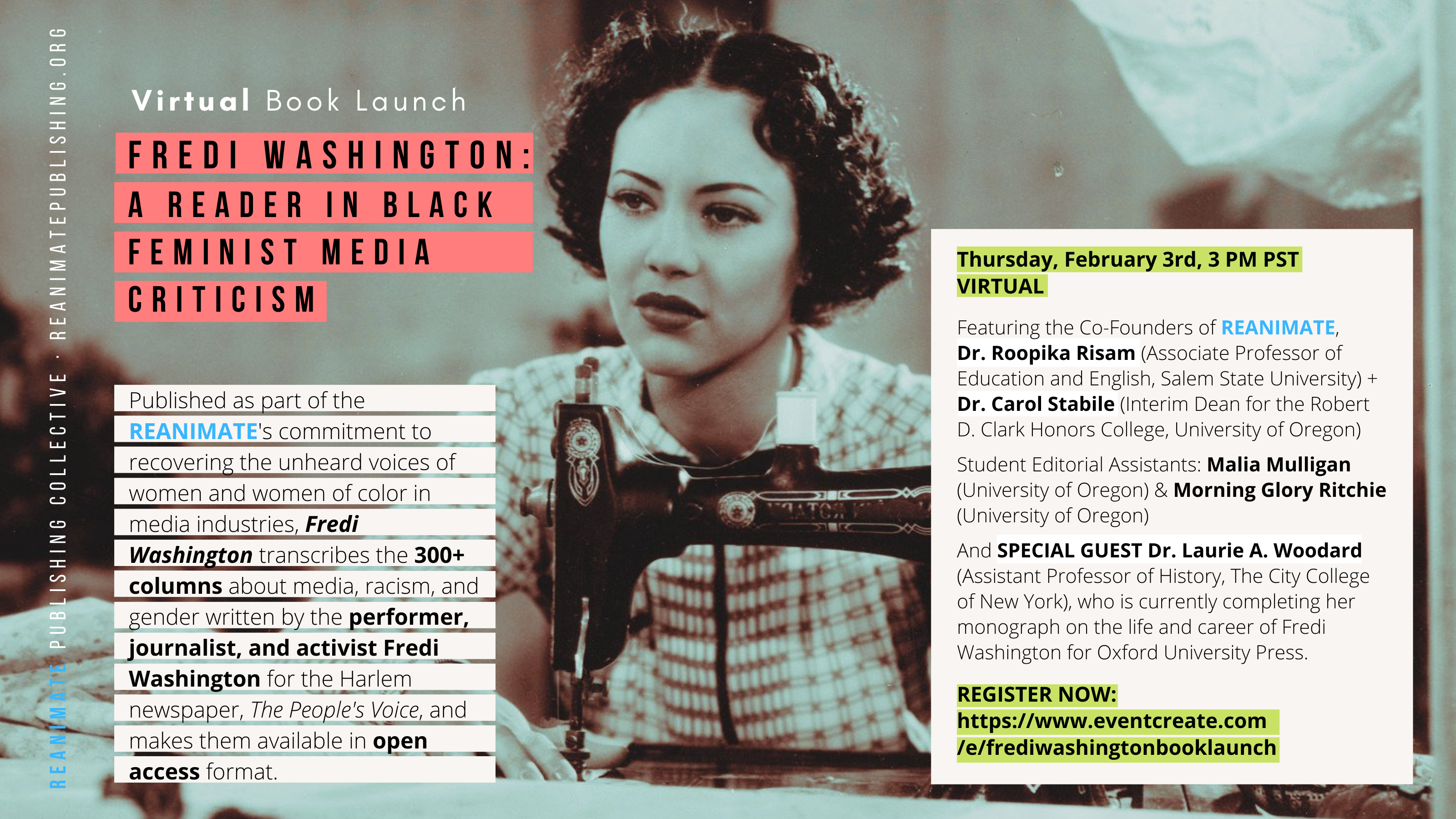 Book launch details and description