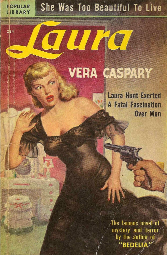 Cover of Vera Caspary's Novel Laura