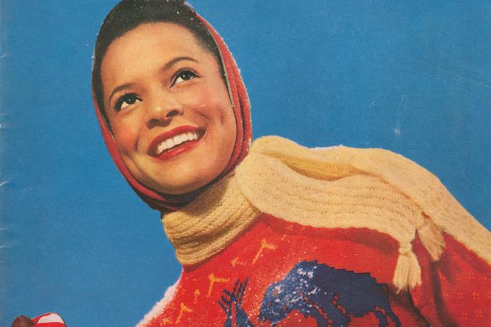 The cover of the February 1949 issue of Ebony Magazine via NYPL
