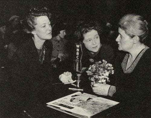 Peggy Webster, Eve Le Gallienne, and Mary Margaret McBride